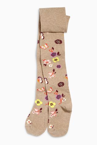 Berry Floral Tights Three Pack (0mths-6yrs)